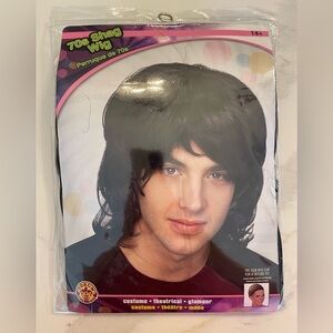 Brand New 70s Shag Black Wig